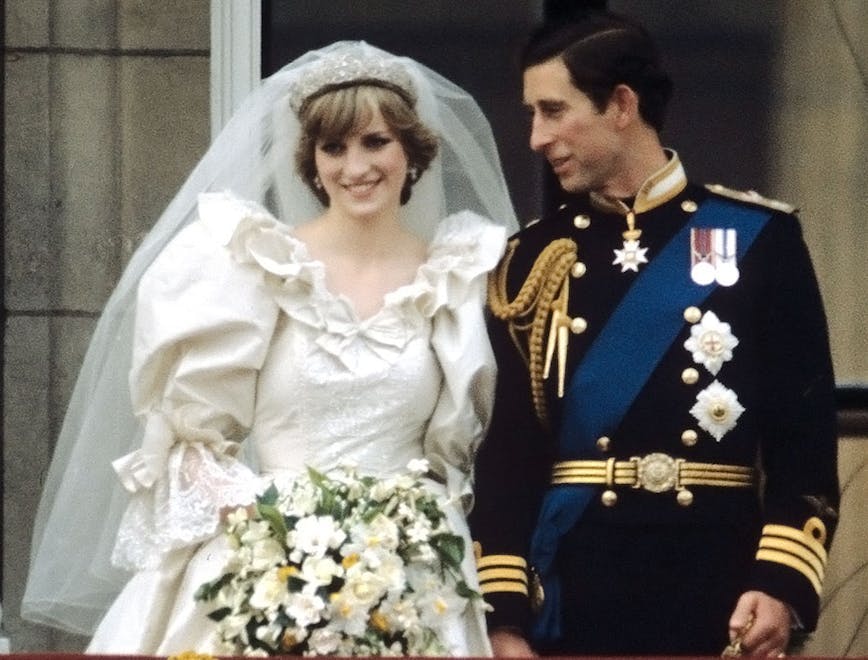 wedding prince charles lady diana spencer london britain 29 jul 1981 princess british balcony july royal british royalty with others personality psbig pssmall 2957044 clothing apparel person human robe fashion plant gown flower