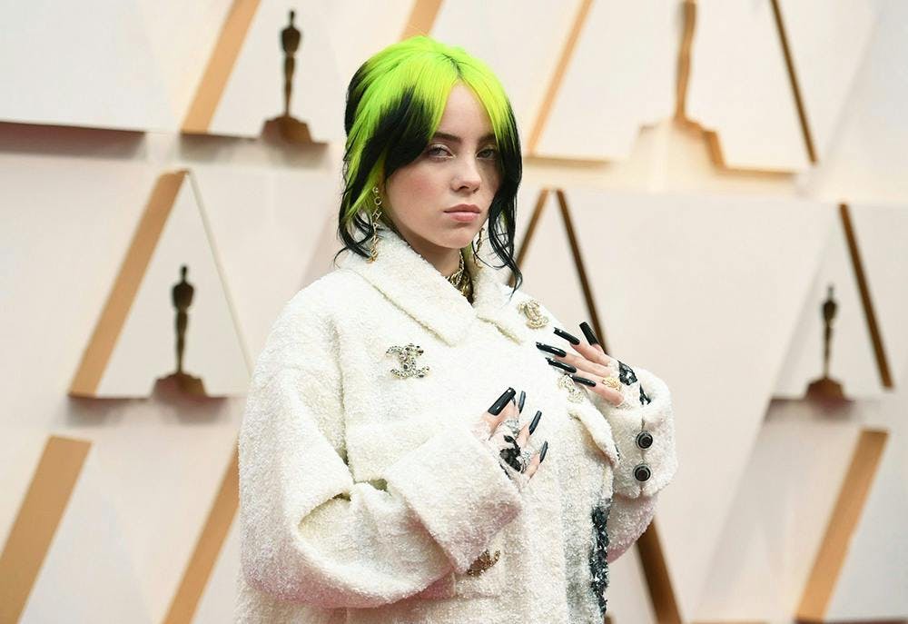 92nd academy awards arrivals los angeles usa 09 feb 2020 billie eilish arrives at oscars dolby theatre entertainment arts celebrity red carpet movie movies california united states north america 87157602 clothing apparel person human robe fashion gown