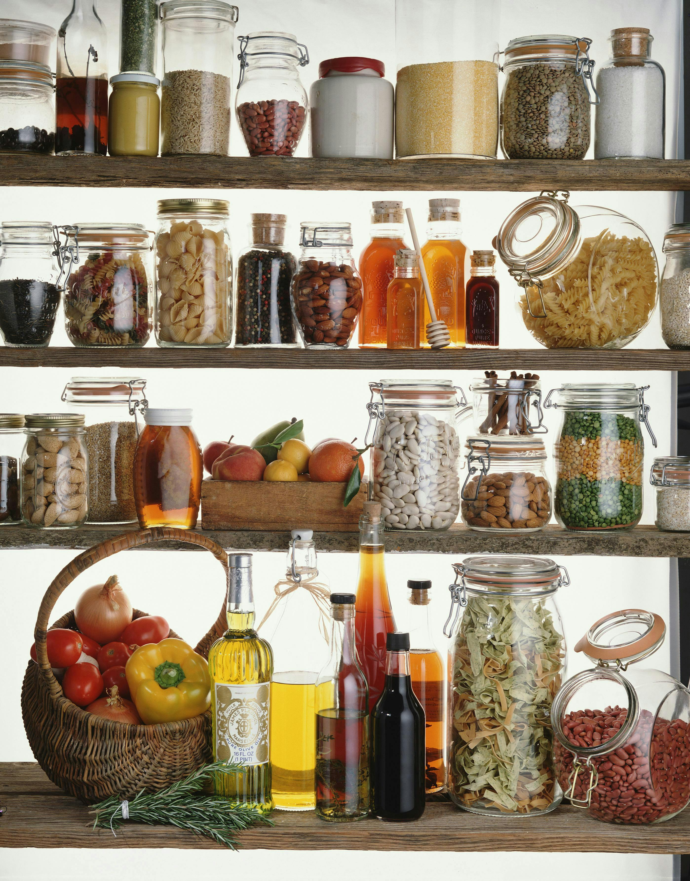 shelf jar pantry