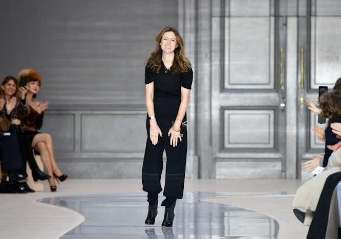 paris person human clothing apparel sleeve runway long sleeve fashion