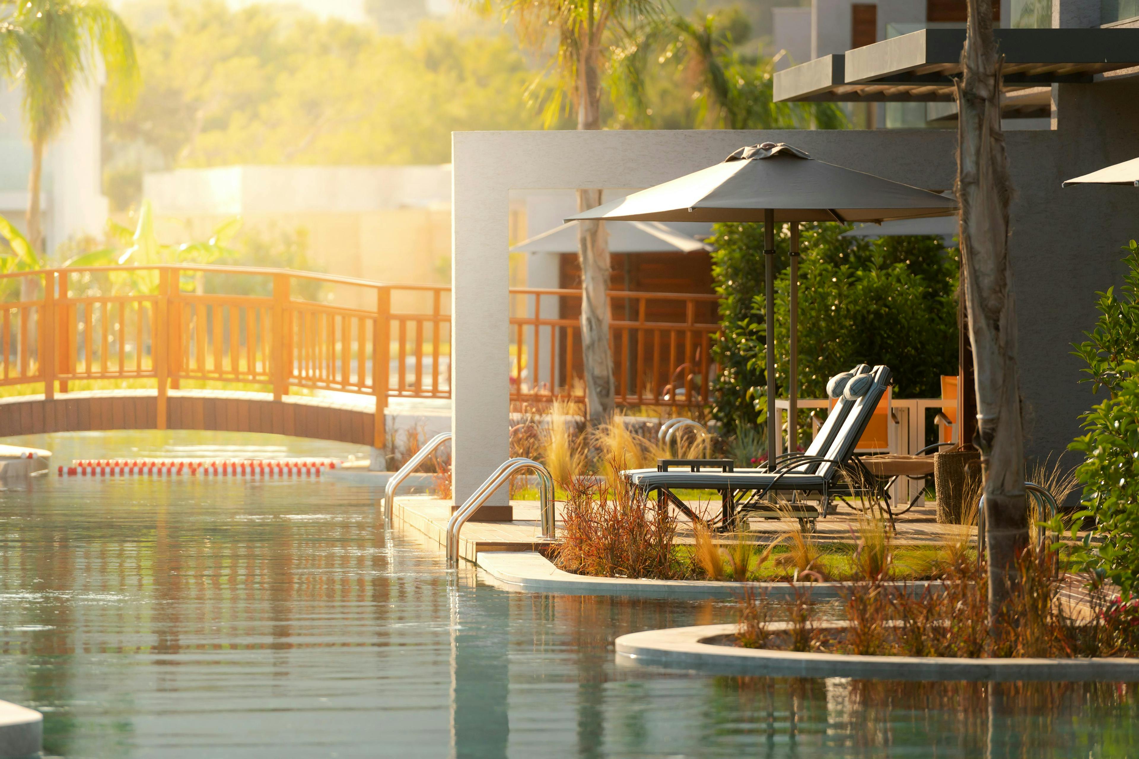 water hotel building pool resort