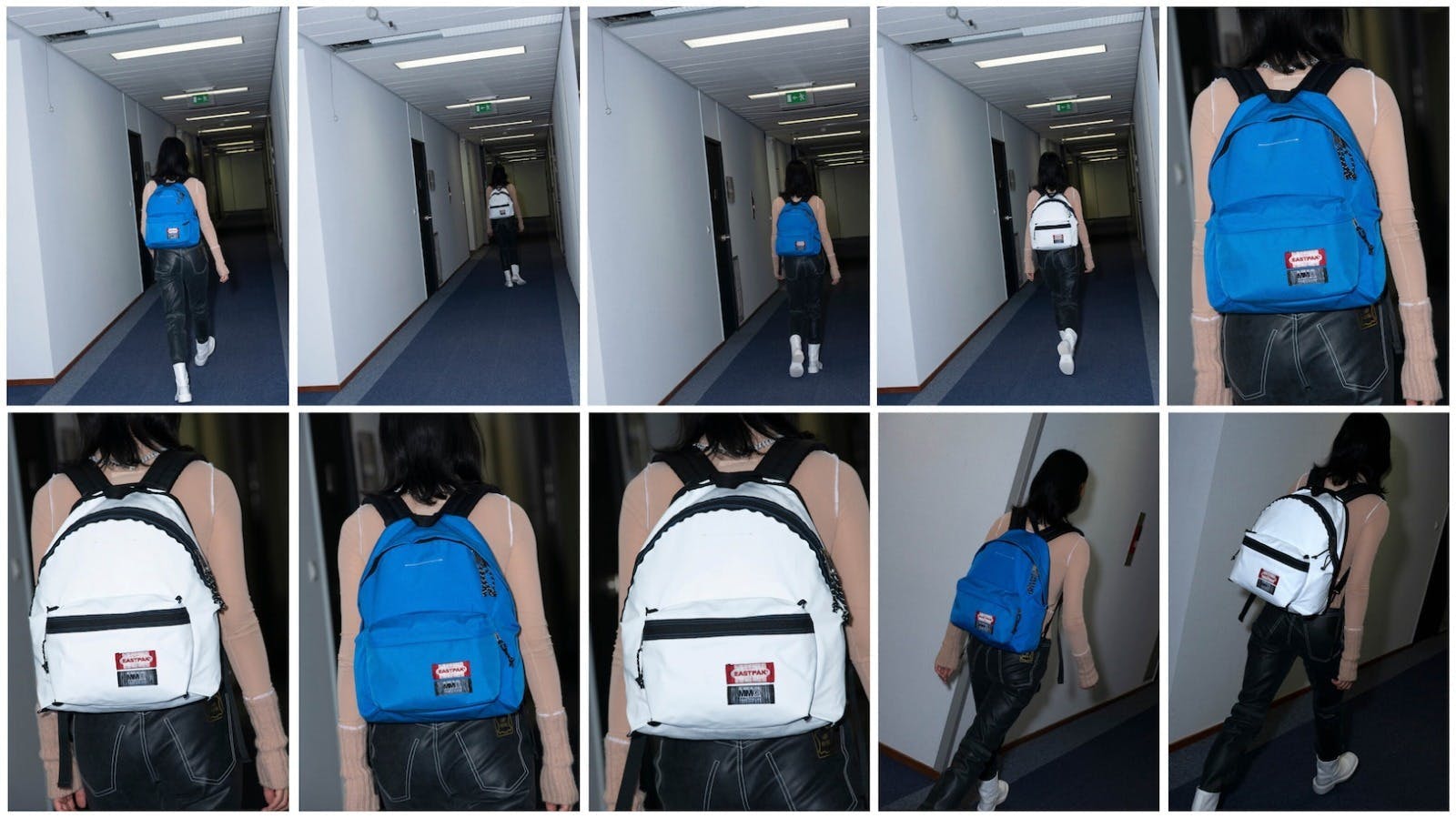 person human backpack bag shoe clothing footwear apparel