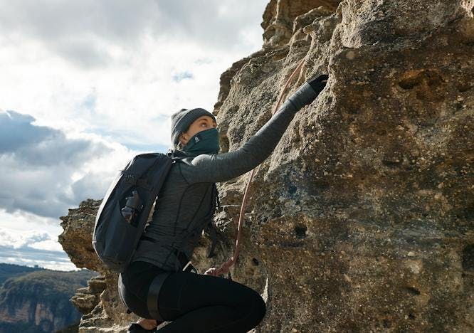 outdoors person human climbing sport sports rock climbing