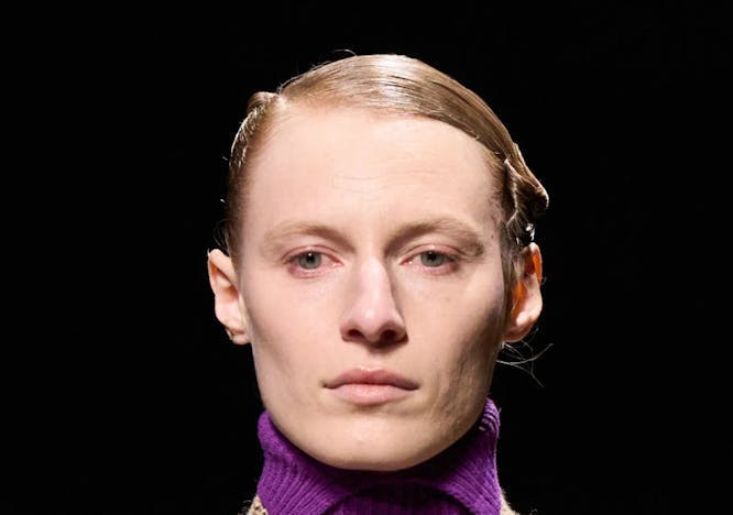 face head photography portrait coat jacket accessories formal wear tie blonde