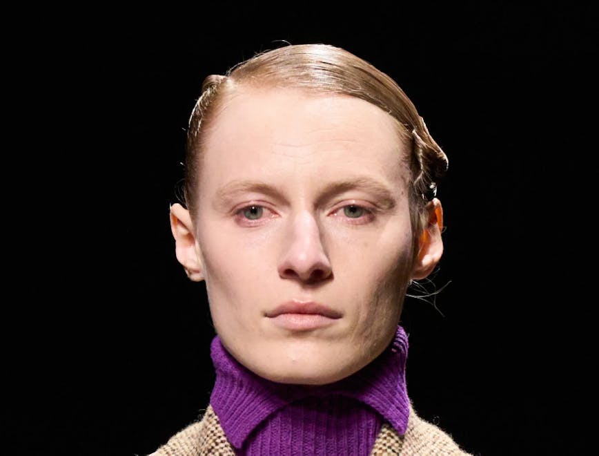 face head photography portrait coat jacket accessories formal wear tie blonde