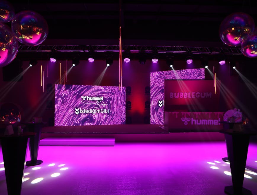 lighting stage purple urban club light